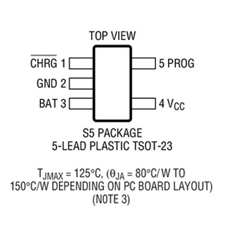 Set 5 IC sạc pin lithium LTC4054 TP4054