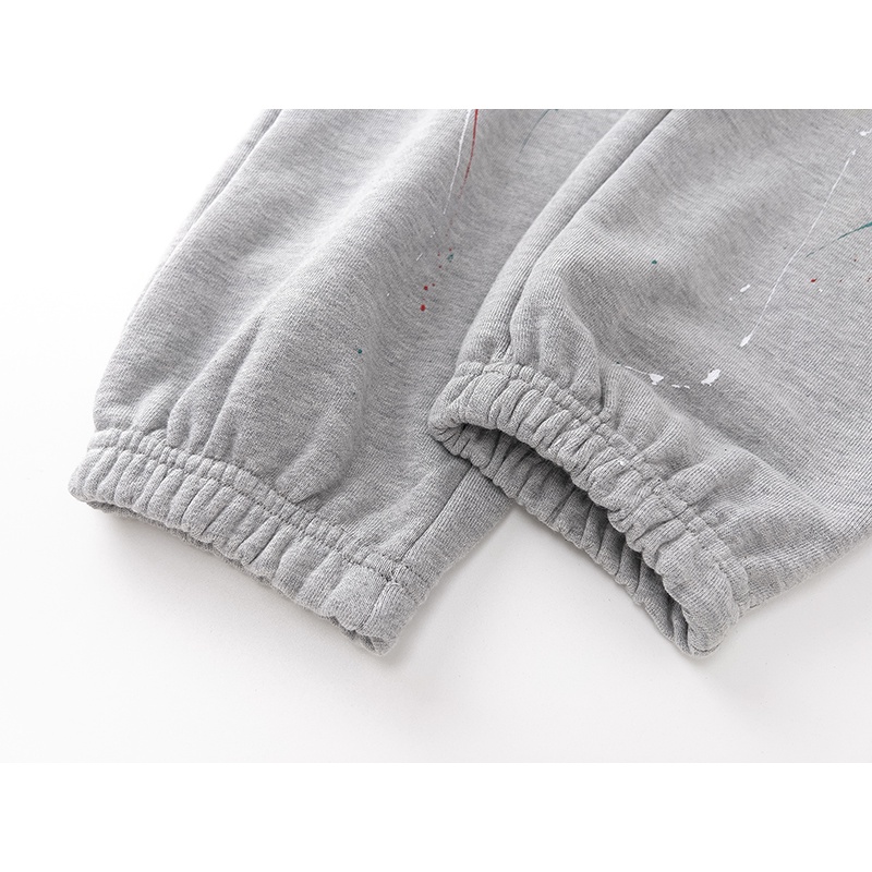 Gallery DEPT Quần Dài Đến Mắt Cá Chân Bằng Cotton Nguyên Chất In LOGO Chữ Graffiti Vẽ Tay Graffiti Giảm Căng Thẳng