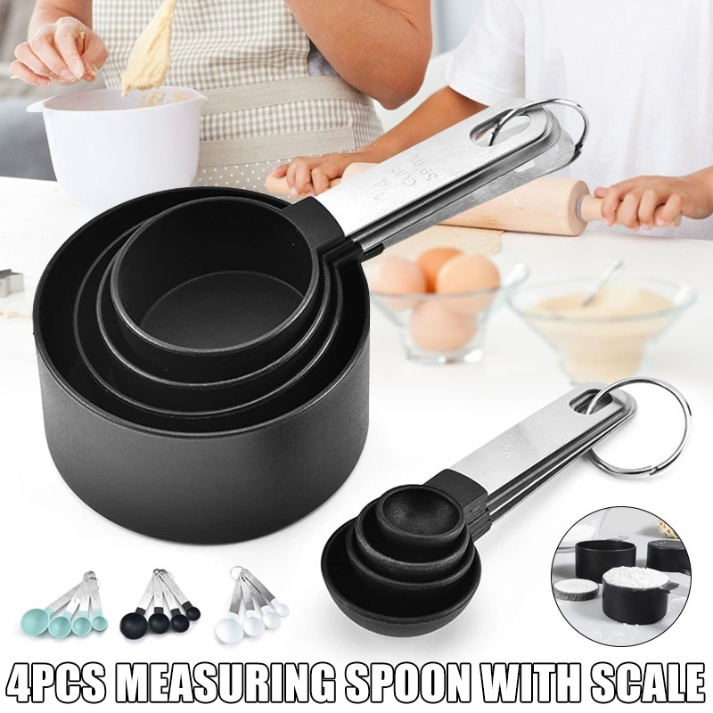 Set 4 Muỗng Đo Lường Dùng Trong Nhà Bếp