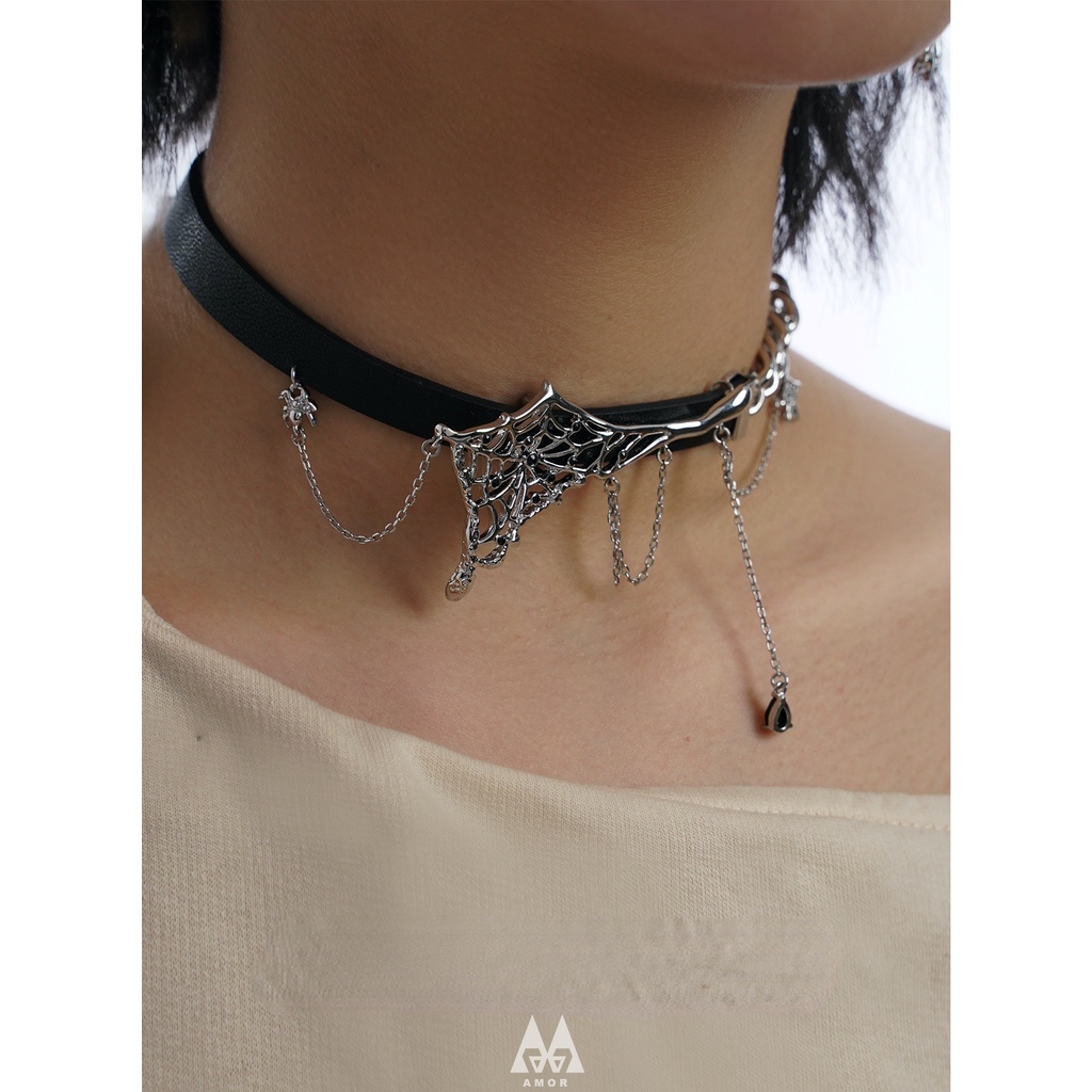 Vòng Cổ Choker Bằng Da Thời Trang Cá Tính Cho Nữ