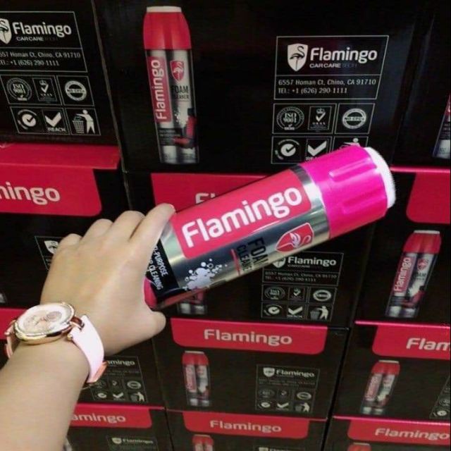 Bọt vệ sinh đa năng Flamingo Foam Cleaner F002 hàng chính hãng chất lượng cao