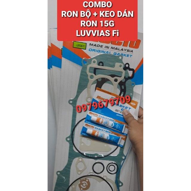 COMBO RON MÁY + KEO DÁN RON XE LUVIAS FI/LUVIAS X.CƠ RECTO MALAYSIA(GIÁ TỔNG KHO HÀNG RECTO)