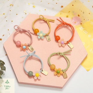 COMBO 5 Dây thun cột tóc bông hoa hot tren