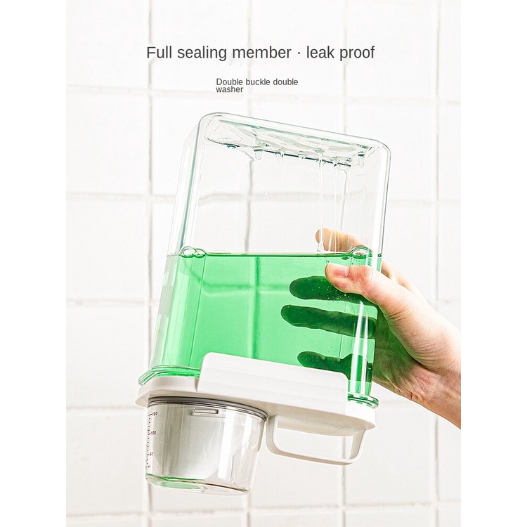 A-LIFE Hộp Đựng Bột Giặt Bằng Nhựa Cỡ Lớn Có Nắp Đậy Tiện Dụng