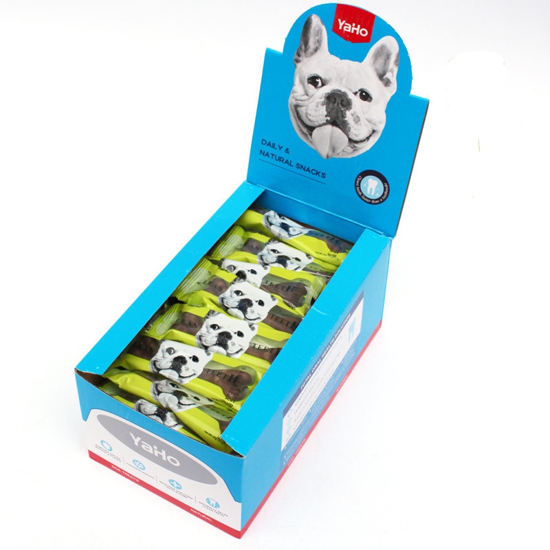 XƯƠNG GẶM CHO CHÓ THÚ CƯNG Yaho Clean Teeth Giúp sạch răng Thơm miệng Size 19 cm - 175gr Size To