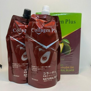 Nhuộm đen tóc Collagen tinh chất Bơ