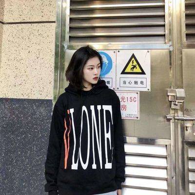 Vlone Bắc Kinh Như limited Orange Back Như large V Xu hướng làm đẹp Hip Hop Street Như loose Wild M.en and Women Áo len