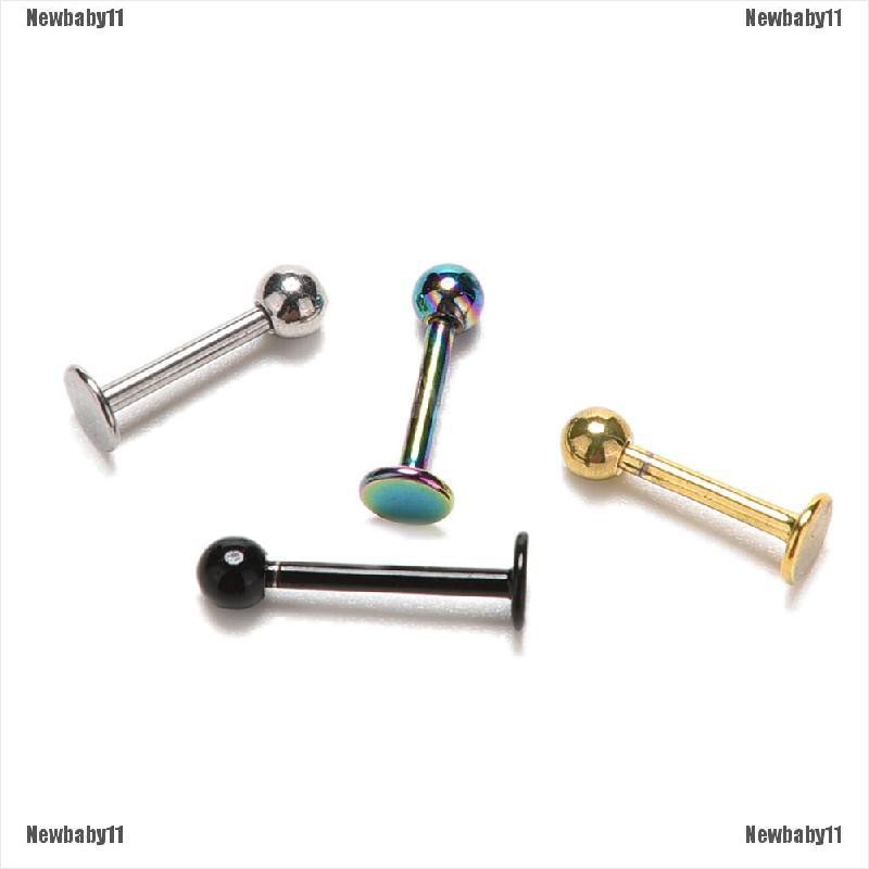 1 X Khuyên Xỏ Cơ Thể / Môi / Tai / Sụn Hình Tròn Bằng Monroe