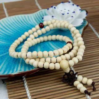 Vòng Chuỗi 108 Hạt Gỗ Phật - 6Ly Bình An