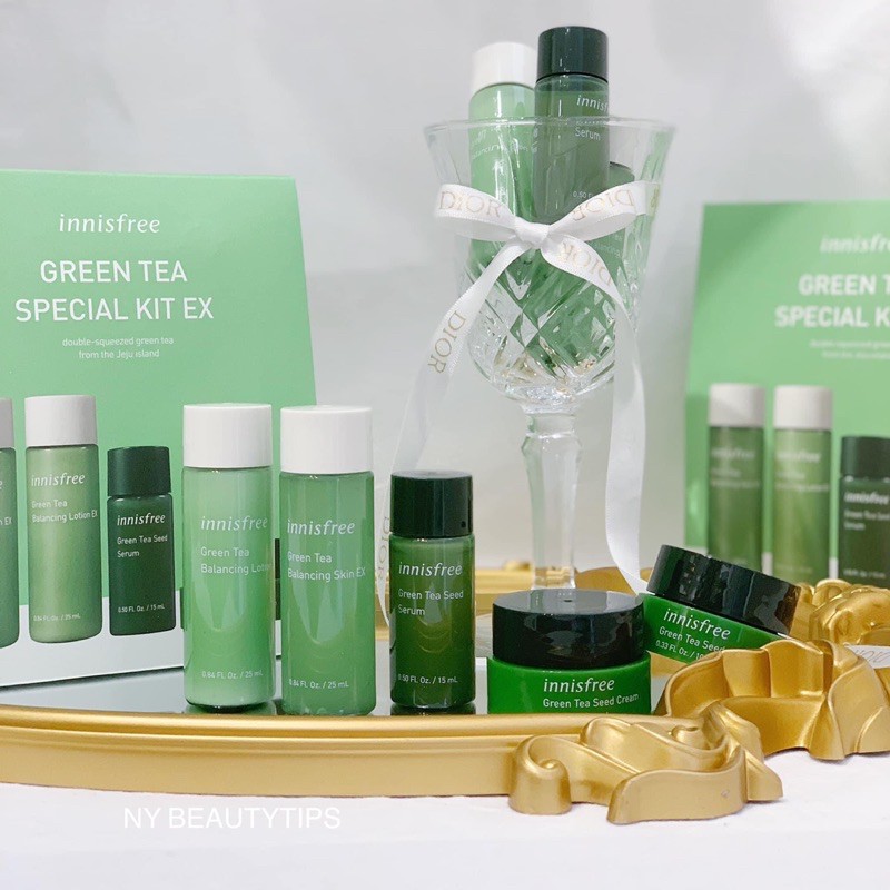 Set Kit Trà Xanh Dưỡng Ẩm Innisfree Green Tea Special Kit Ex