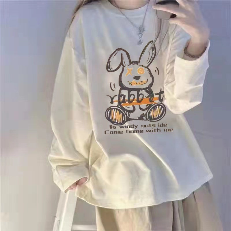 Áo thun dài tay preppy hàn quốc