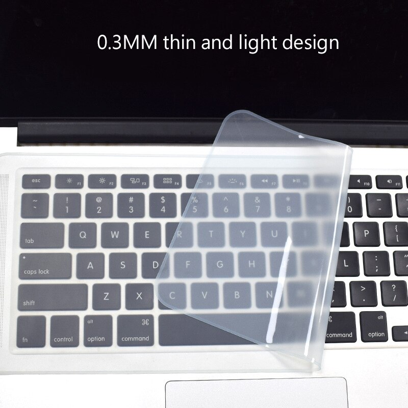 Tấm phủ bàn phím silicon chống nước chống bụi thích hợp cho Macbook 12-14 inch và 15-17 inch