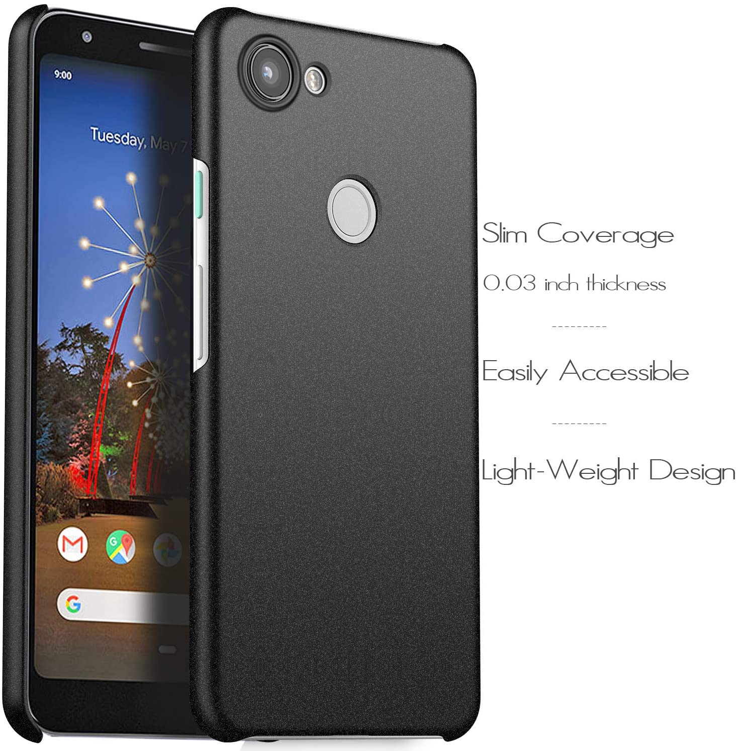 Ốp Lưng Cứng Siêu Mỏng Nhiều Màu Cho Google Pixel 5 4 4a 3 2 3a Xl