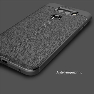 Ốp lưng vân da đen LG V30