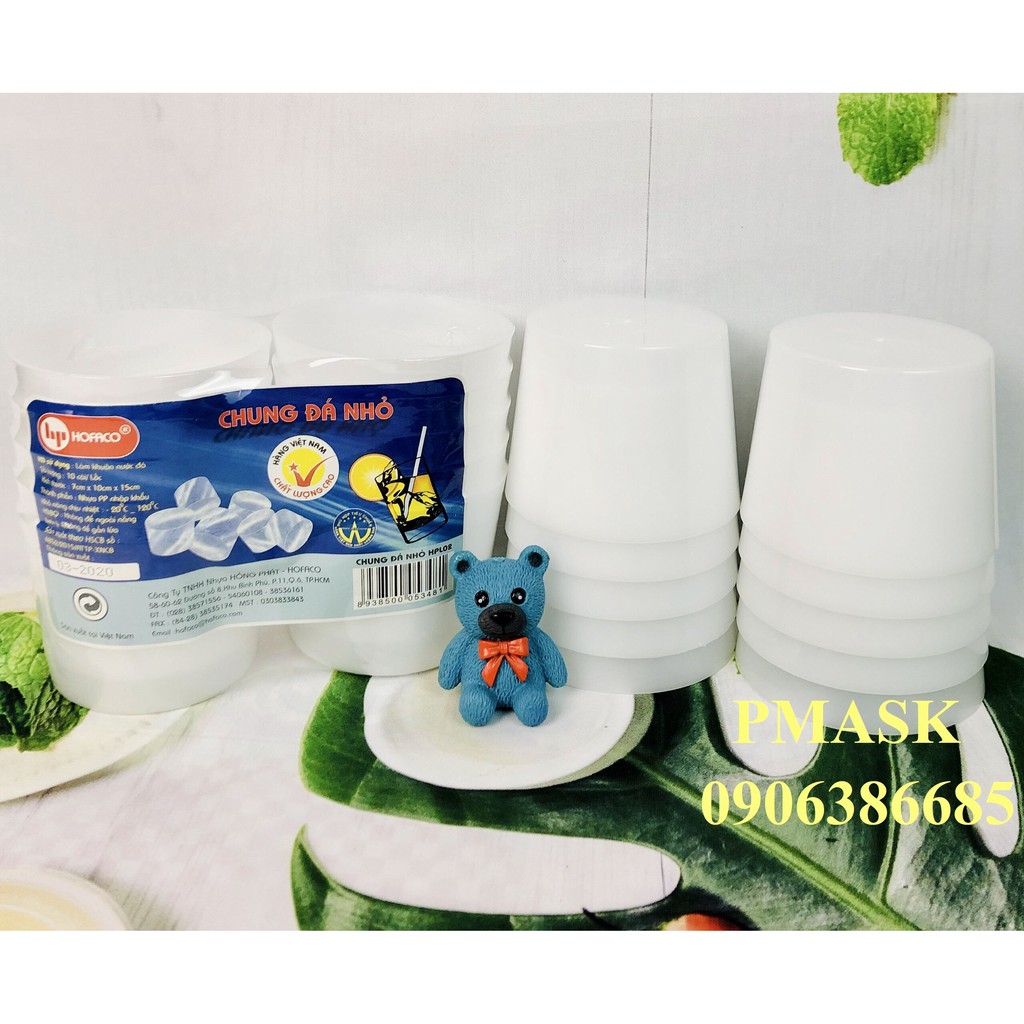 Chung làm đá bằng nhựa Hofaco – Chung nhỏ HPL02 – Cốc làm nước đá bằng nhựa cao cấp