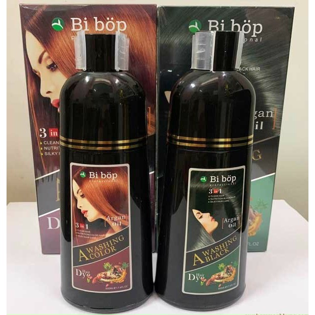 Dầu Gội Nâu Tóc BiBop Thảo Dược Nhật Bản (Gội Là Nâu) Mẫu Mới 2020