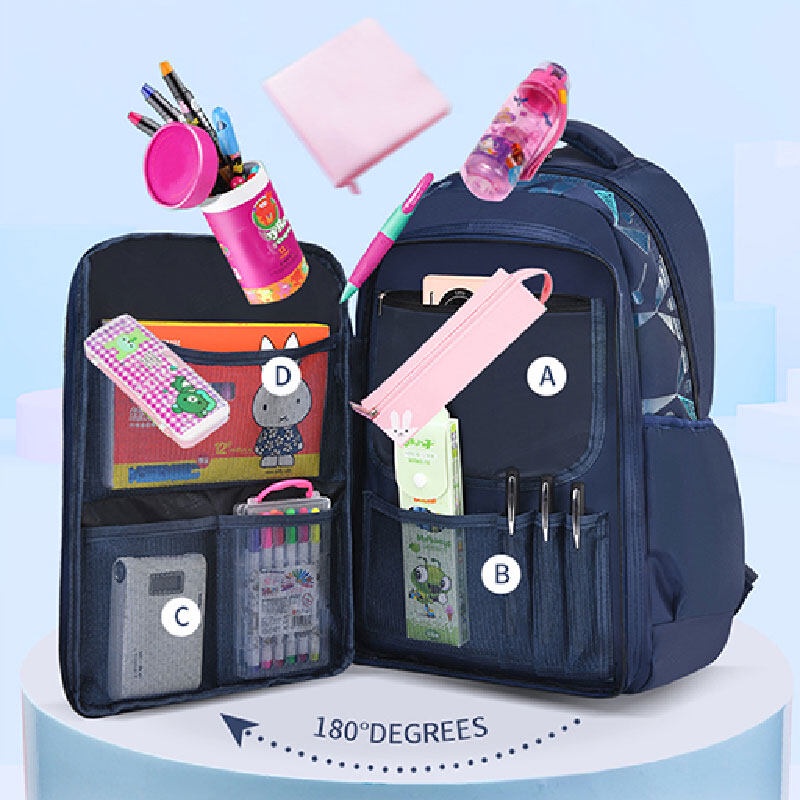 CATIMINI Ba Lô Đi Học Sức Chứa Lớn Phong Cách Hàn Quốc Mới Cho Nữ