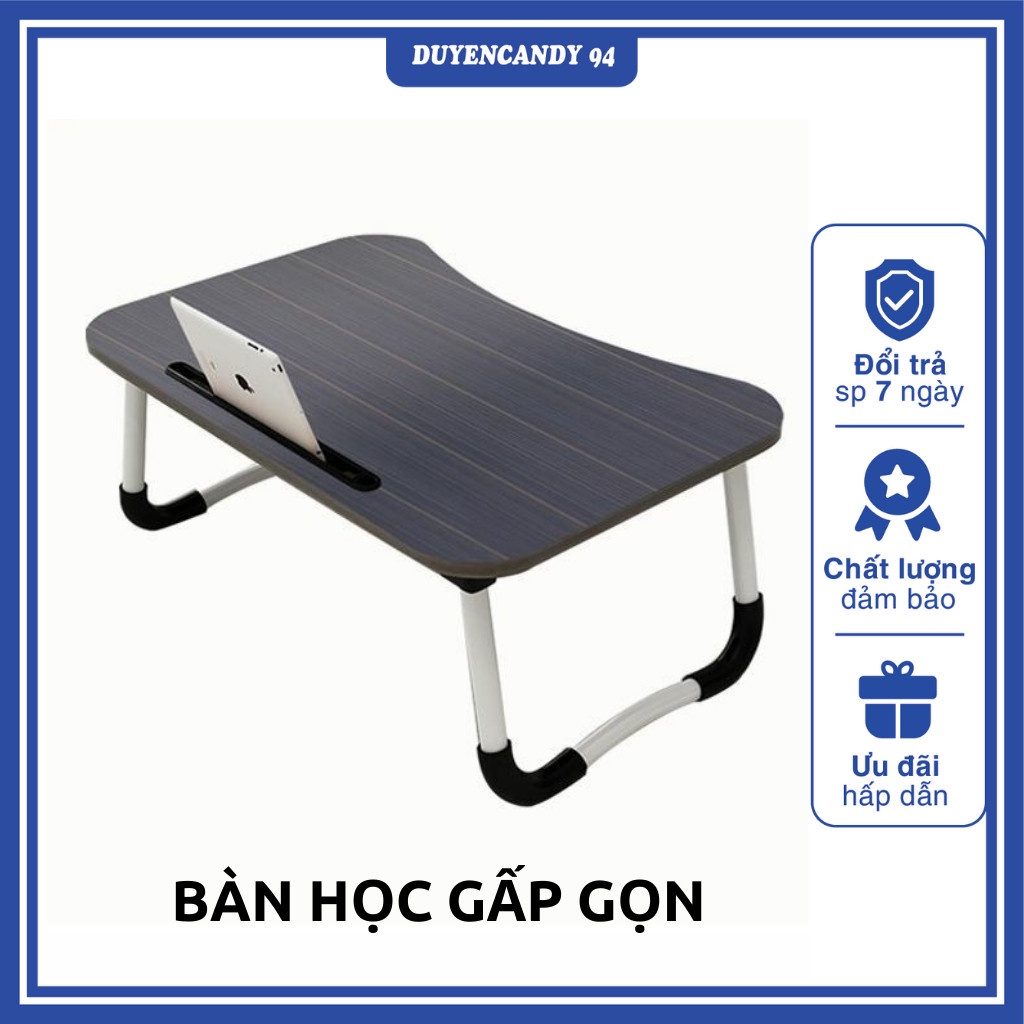 Bàn học gấp gọn thông minh có khe cắm ipad