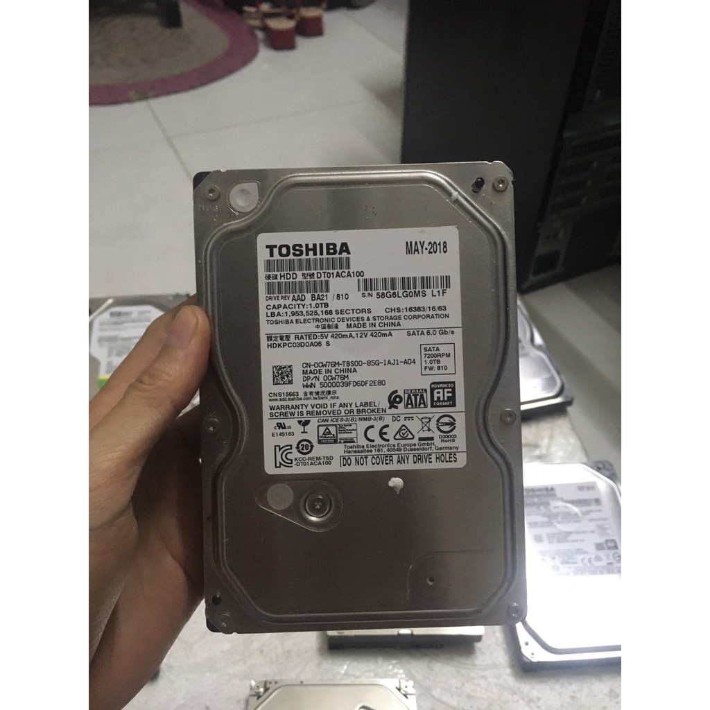 Ổ cứng HDD 1TB 2TB