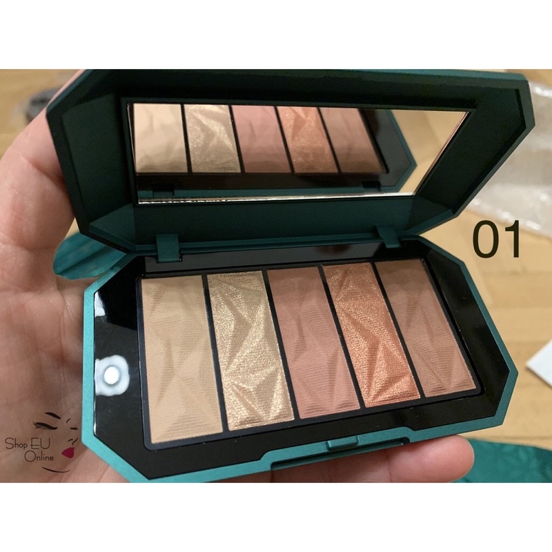Phấn mắt Kiko 5 màu đa dạng❤Ánh kim lấp lánh❤️ Holiday Gems Gorgeous Eyeshdow Palette❤️Italia