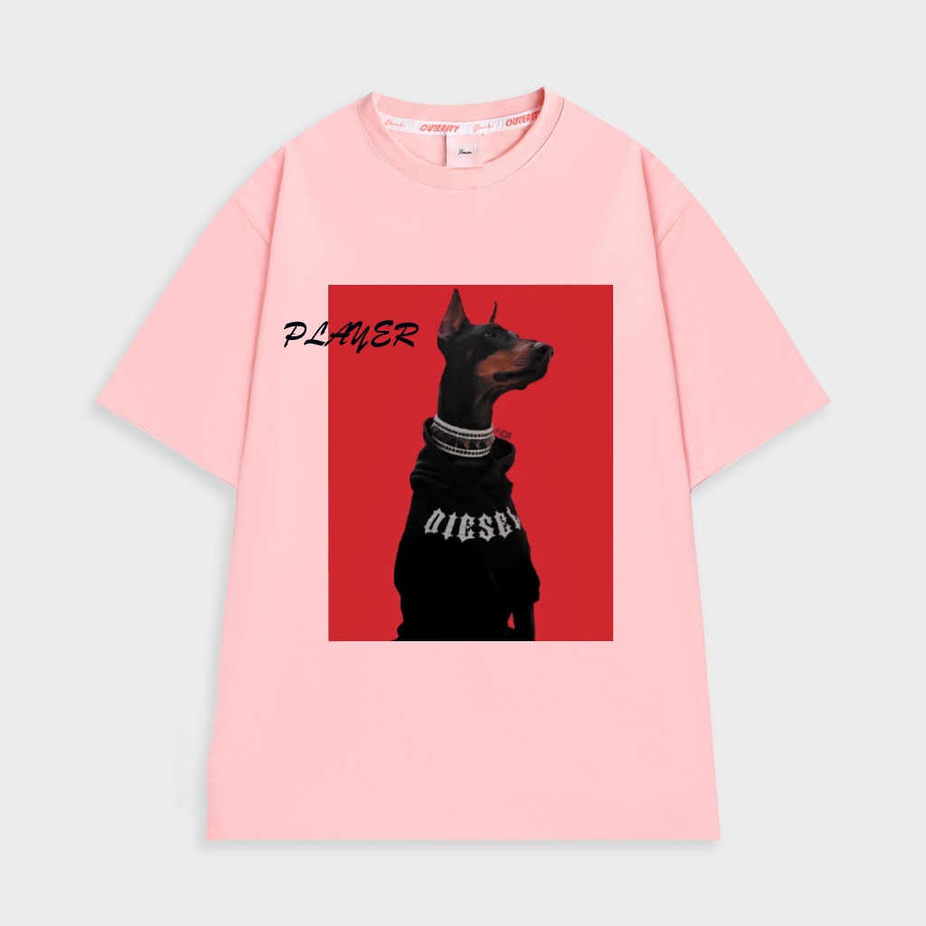 Áo phông , áo thun Mikenco Doberman in hình chú chó chất liệu cotton cao cấp fom dáng unisex hottrend 2022.