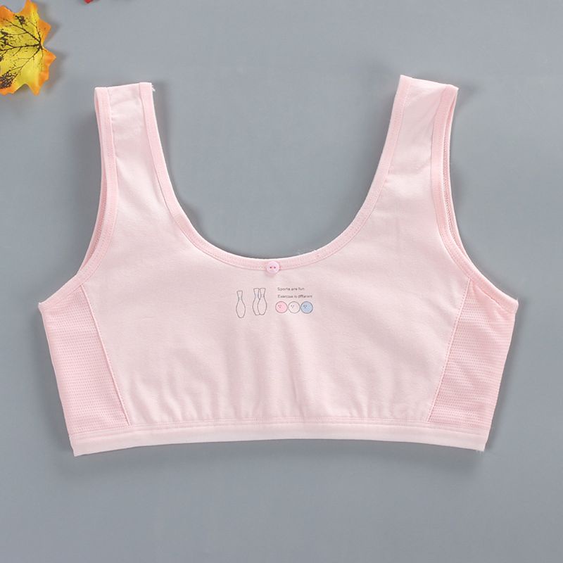 Áo Ngực Cotton Pha Mềm Mại Hình Chữ U Cho Nữ Tuổi Teen / Bé Gái