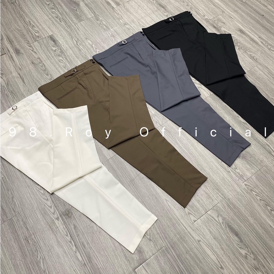 Quần âu nam sidetab cạp đôi 2 cúc