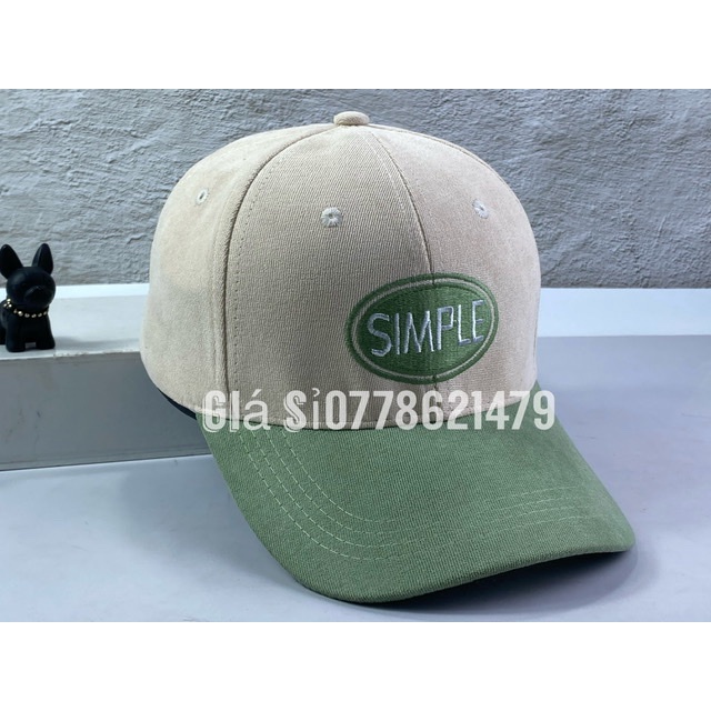 Mũ lưỡi trai - nón kết hàn quốc phối màu thêu chữ cực chất đậm chất thời trang
