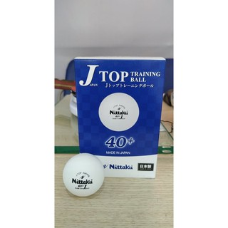 BÓNG BÀN NITTAKU J TOP TRAINING BALL 40+ JAPAN (Hộp 6 quả).