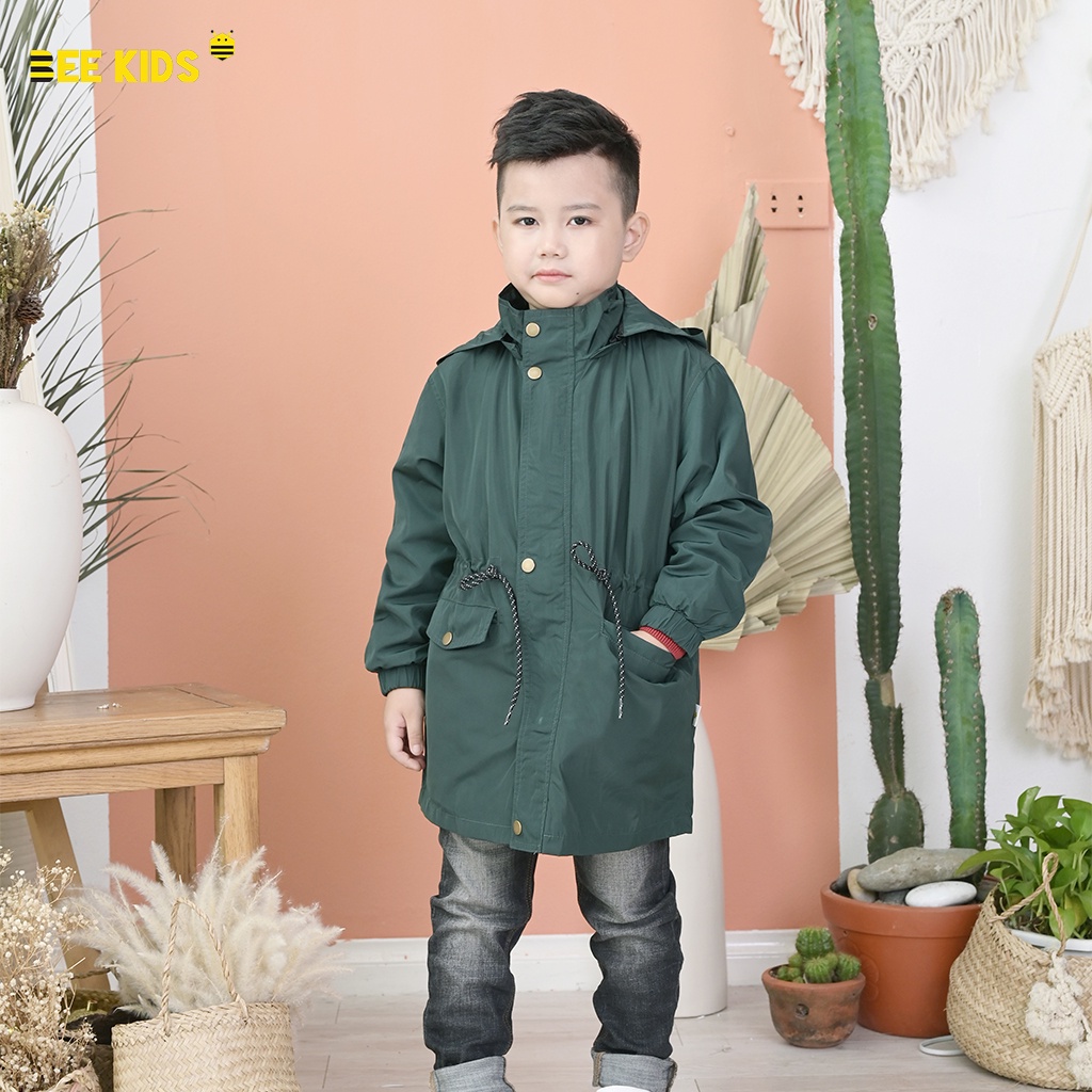 Áo Khoác Gió Bé Trai Bee Kids Chất Liệu Gió Mềm Mịn , Chống Nước, Không Bai Không Xù 8KG00998DX