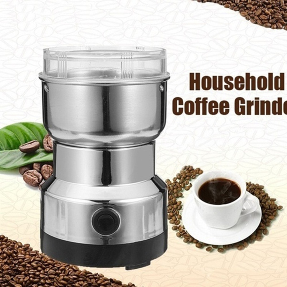 110/240V Electric Coffee Grinder Bean Herbs Spice Kitchen Grinding Machine Mill