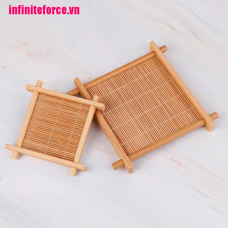 Đế lót ly bằng tre trang trí cho bàn ăn