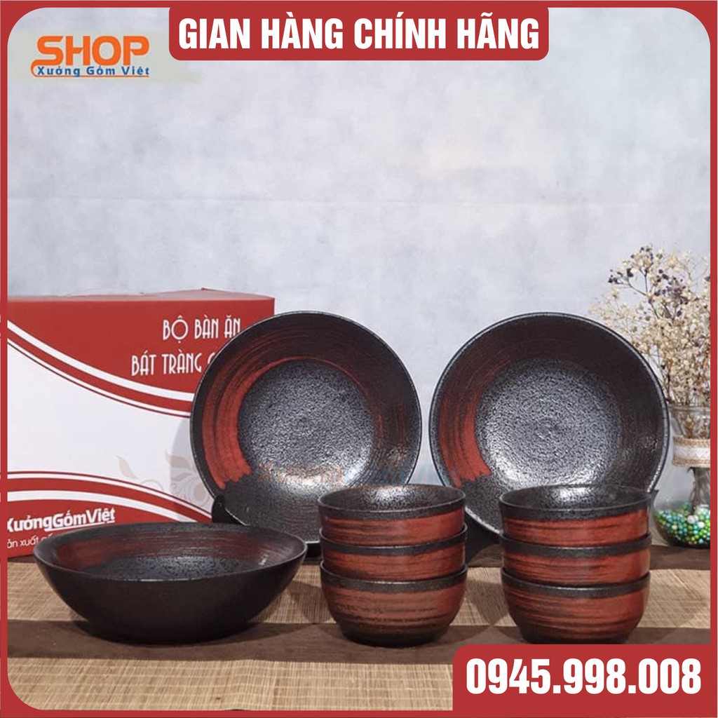 Set 6 chén cơm setup bàn ăn đẹp - sang trọng - đẳng cấp _XƯỞNG GỐM VIỆT