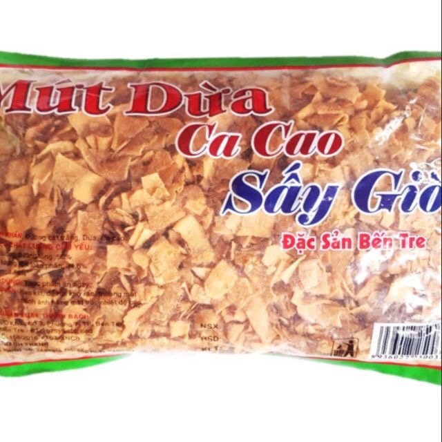 Dừa khô sấy giòn cacao
