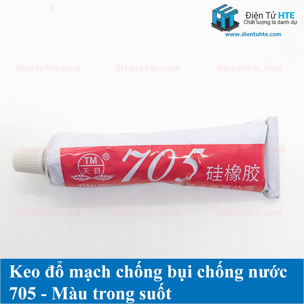 Keo phủ mạch cách điện chống ẩm bo mạch 705 trong suốt