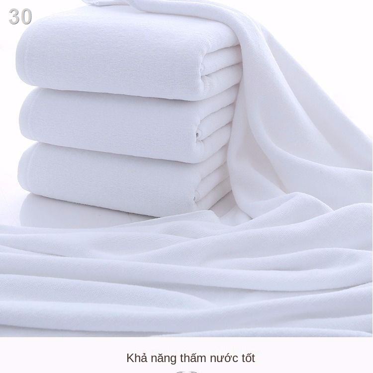 GBán buôn khăn tắm khách sạn 5 sao cotton trắng tinh khiết dành cho nam và nữ người lớn dày thẩm mỹ viện