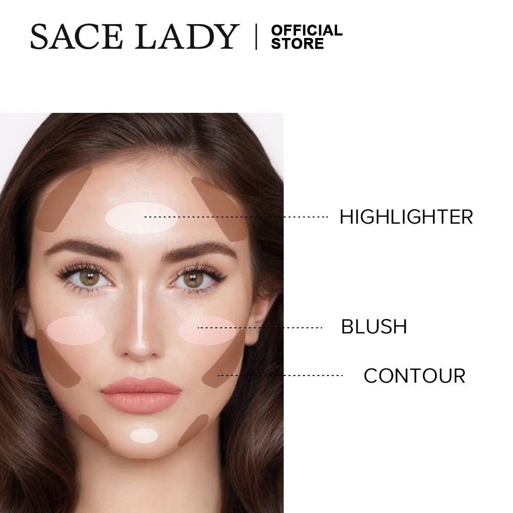 Phấn má hồng bắt sáng tạo khối SACE LADY SL278 độc đáo 5g/0.17Oz | BigBuy360 - bigbuy360.vn