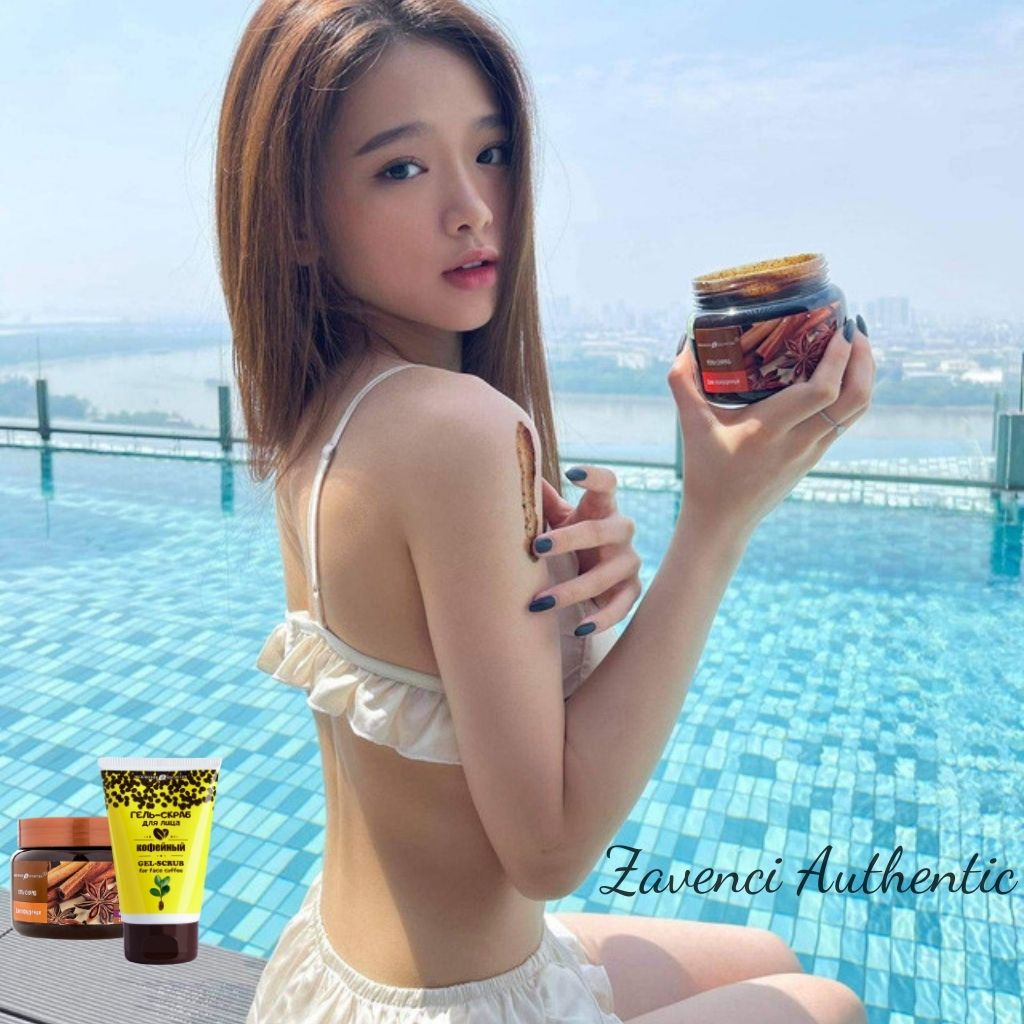 Tẩy tế bào chết body Nga Exclusive Cosmetics chiết xuất quế hồi, cafe săn chắc da - Zavenci | BigBuy360 - bigbuy360.vn
