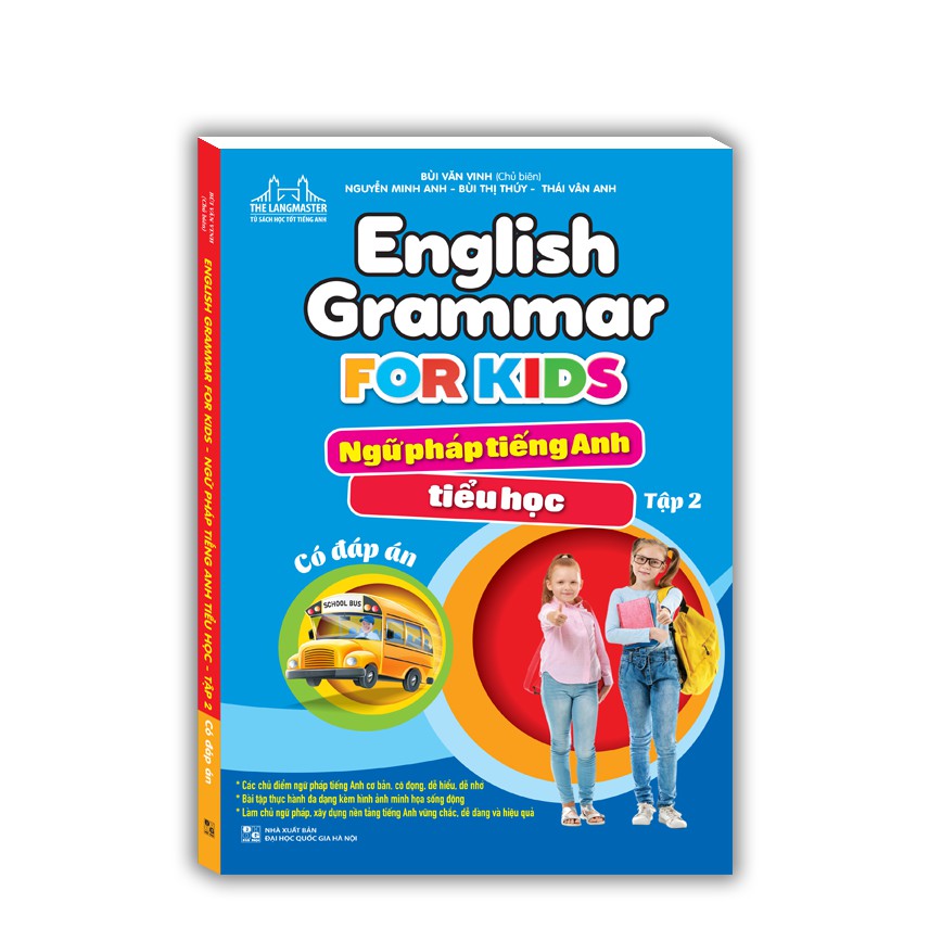 Sách - English Grammar For Kids - Ngữ pháp tiếng anh tiểu học tập 2 (có đáp án)