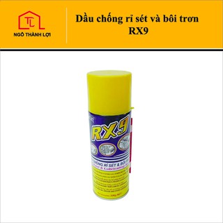 Dầu chống rỉ sét và bôi trơn RX9 loại nhỏ 150g, lớn 300g, Chai xịt cho thiết bị động cơ