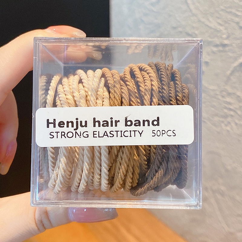 Dây buộc tóc bằng cao su phong cách Hàn Quốc thời trang cho nữ