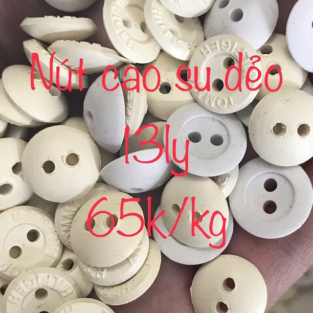 Nút trắng 13ly