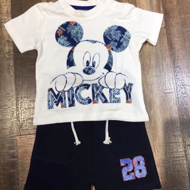Bộ thun mickey sz 9m-3y