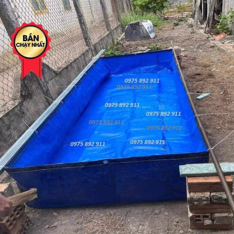 Bể bạt ươm ốc ếch cá lươn, loại xanh dương korea hàn quốc