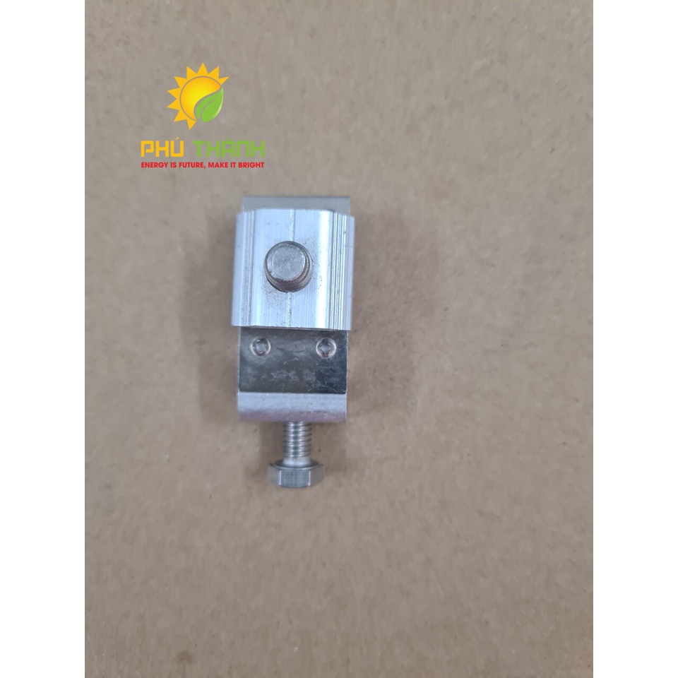 Thanh kẹp tiếp địa rail nhôm dùng cho năng lượng mặt trời solar
