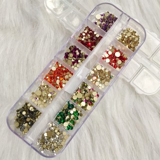 Đá chân tiệp mix size và màu - Carton Nail đồ nail giá rẻ nail store hnnail shop
