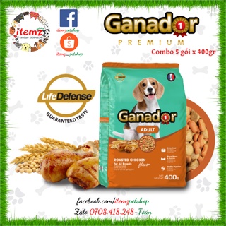 Thức ăn hạt cho chó lớn - ganador - vị gà nướng