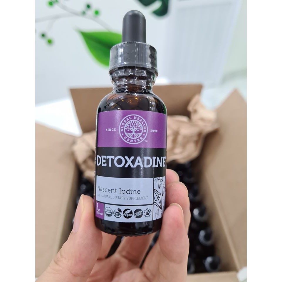 Detoxadine Mỗi giọt cung cấp 650 microgam iốt