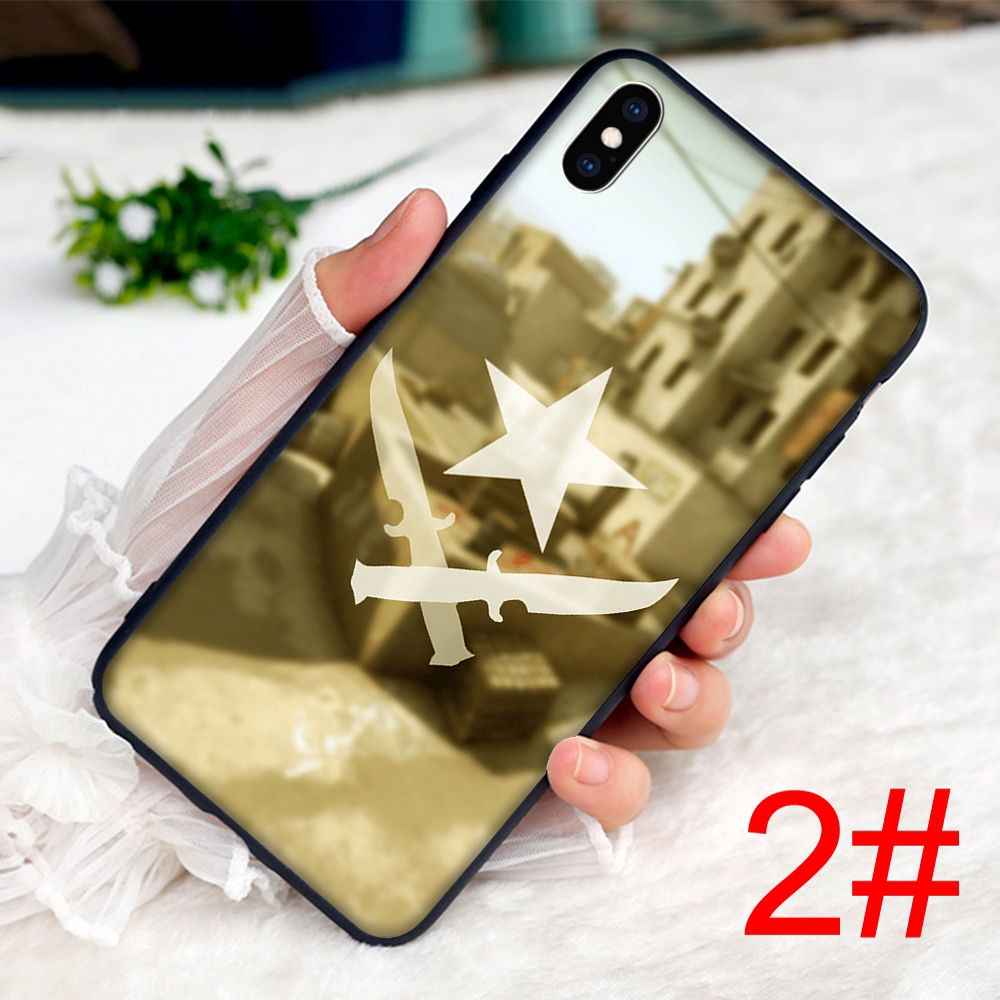 Ốp điện thoại dẻo họa tiết Counter Strike CS GO cho iPhone XS Max XR X 7 8 6 6S Plus 5 5S SE