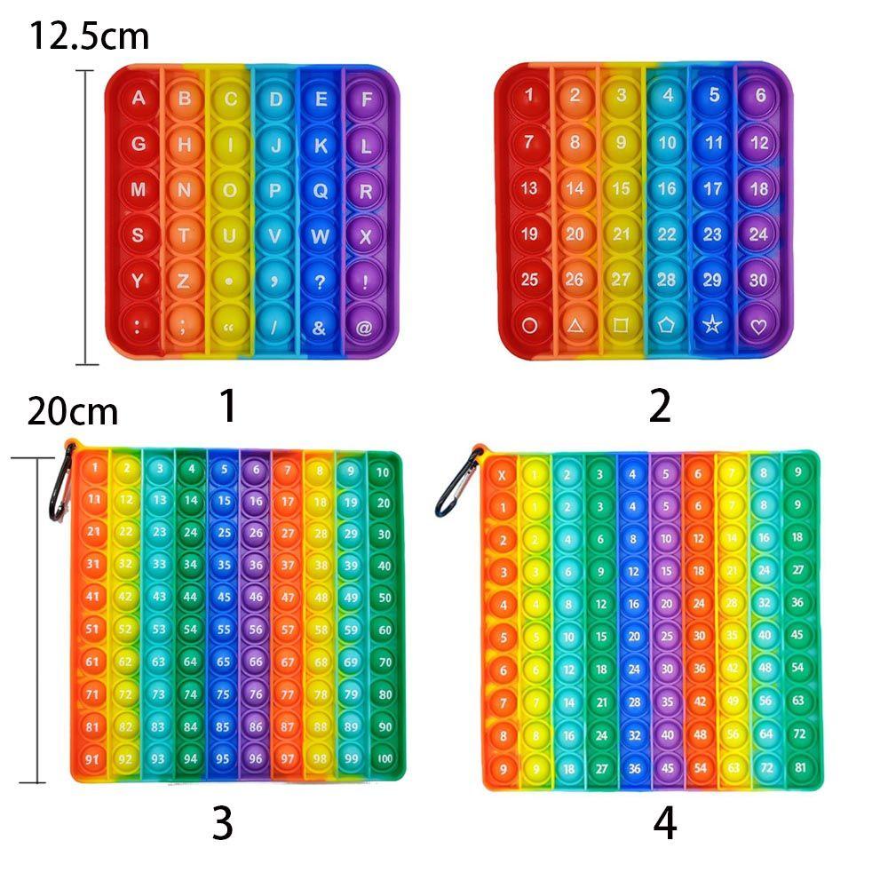 PISTA Đồ Chơi Toán Học Dạy Học Giảm Căng Thẳng Đa Năng 9x9